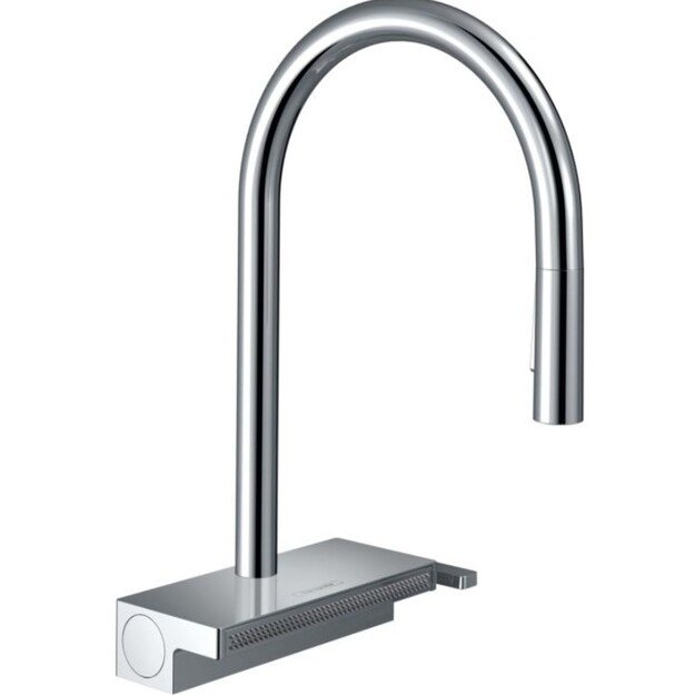Virtuvės mai&scaron;ytuvas su i&scaron;traukiama žarna Hansgrohe Aquno Select M81, 73831000, chromo