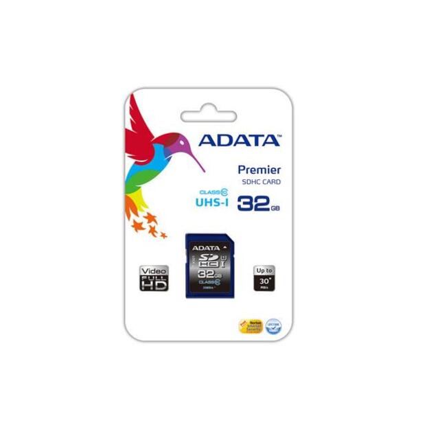 MEMORY SECURE DIGITAL HC 32GB/CLASS10 ASDH32GUICL10-R A-DATA