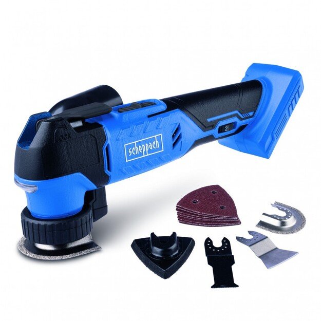 Akumuliatorinis daugiafunkcinis įrankis Scheppach C-MT40-X, 20V, korpus, be akumuliatoriaus ir pakro