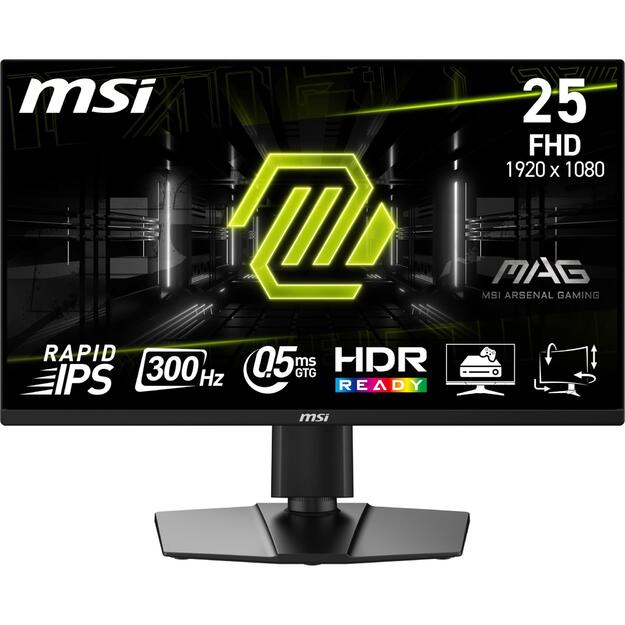 LCD Monitor|MSI|MAG 255PXF|24.5 |Gaming|Matte|Panel IPS|1920x1080|16:9|300Hz|0.5 ms|Speakers|Colour Black|MAG255PXF
