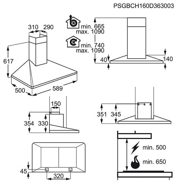 Gartraukis ELECTROLUX EFF60560OX 1