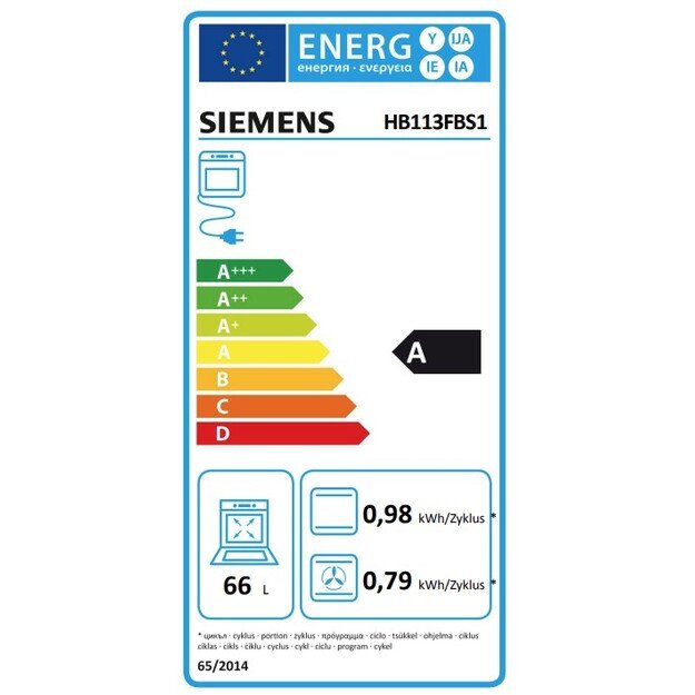 Orkaitė Siemens HB113FBS1 1