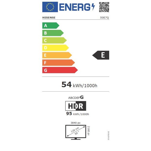 QLED televizorius Hisense 50E7Q 1