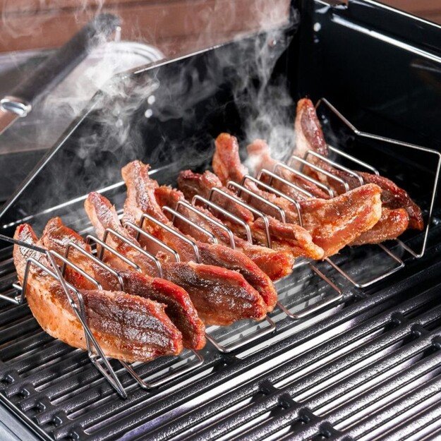 &Scaron;launelių ir &scaron;onkaulių laikiklis-universalios grotelės Char-Broil Grill+ 5
