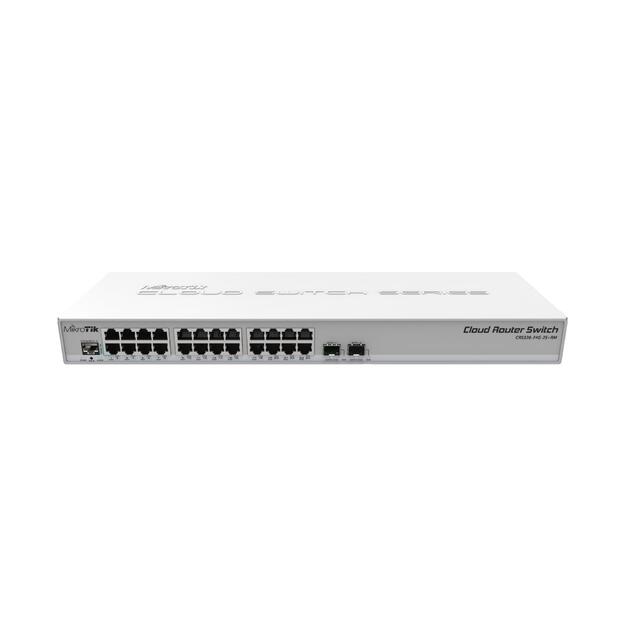 NET ROUTER/SWITCH 24PORT 1000M/CRS326-24G-2S+RM MIKROTIK