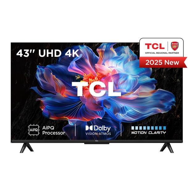 TV Set|TCL|43  |4K Ultra HD|3840 x 2160 pixels|Flat|16:9|DLED|43V6C