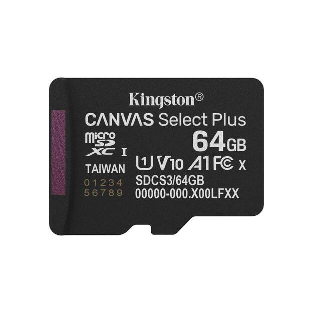 MEMORY MICRO SDXC 64GB UHS-I/SDCS3/64GBSP KINGSTON