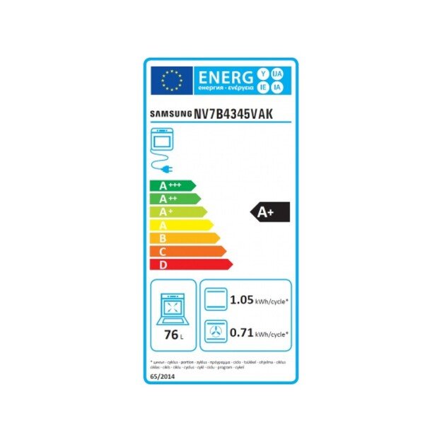 orkaitė Samsung NV7B4345VAK/U2 1