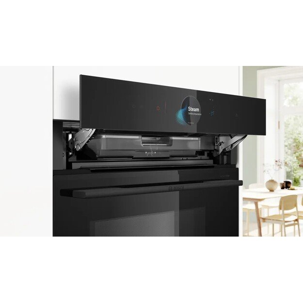 Įmontuojama orkaitė su garų ir mikrobangų funkcijomis Bosch HNG978QB1 9