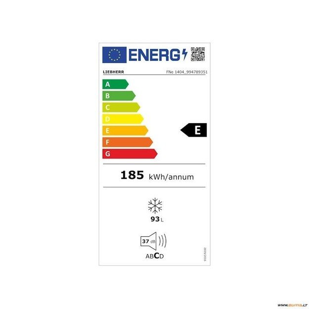 &Scaron;aldiklis Liebherr FNe 1404 Pure NoFrost 1