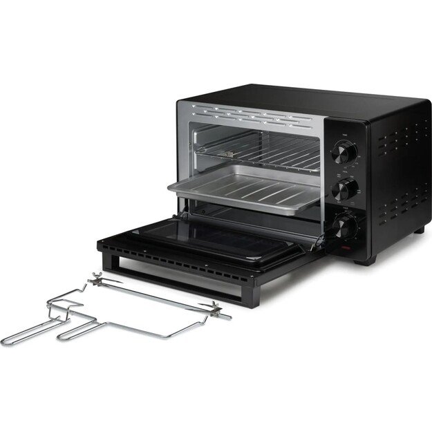 Mini orkaitė Hisense HOM30M, 30 L, 1600 W, juoda 3