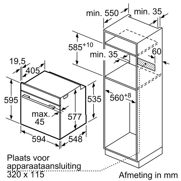 Įmontuojama orkaitė Siemens iQ700, HB774GLB1, 71 l 1