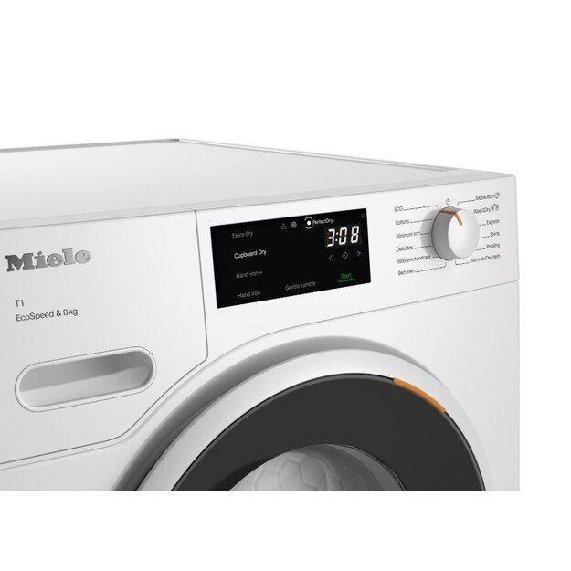 Džiovyklė Miele TWC640WP, EcoSpeed, 8 kg 1