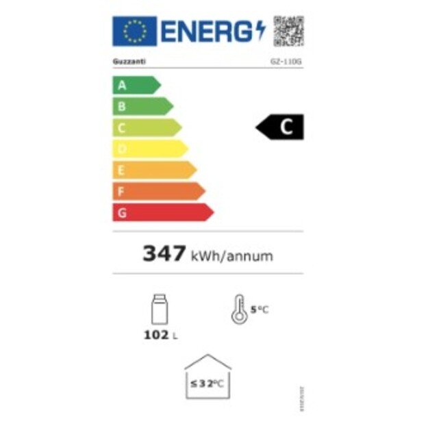 &Scaron;aldytuvas vertikali vitrina Guzzanti GZ 110G 1