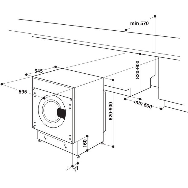 Skalbyklė Whirlpool WMWG71483E