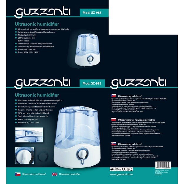 Drėkintuvas GUZZANTI GZ-985