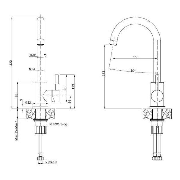 Maišytuvas quadron Kate 3623500_BS