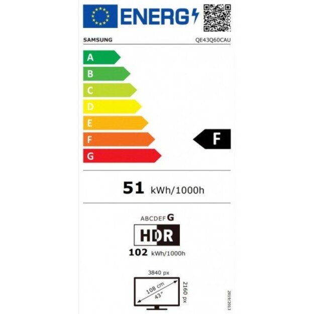 QLED televizorius Samsung QE43Q60CAUXXH