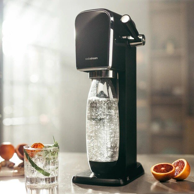 Gazuotų gėrimų gaminimo aparatas SodaStream Art Black