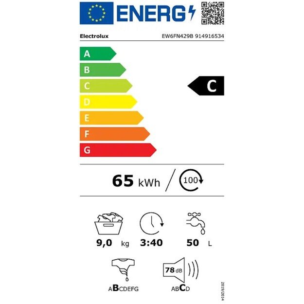 Skalbimo mašina Electrolux EW6FN429B