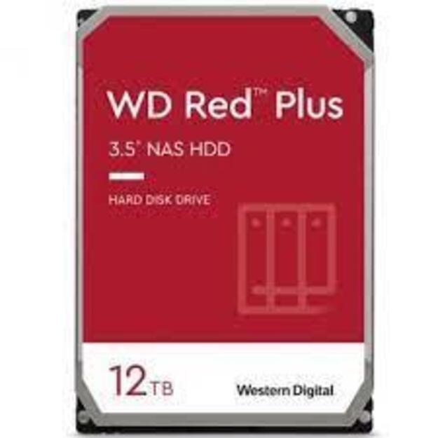 HDD|WESTERN DIGITAL|Red Plus|12TB|SATA 3.0|256 MB|7200 rpm|3,5 |WD120EFBX