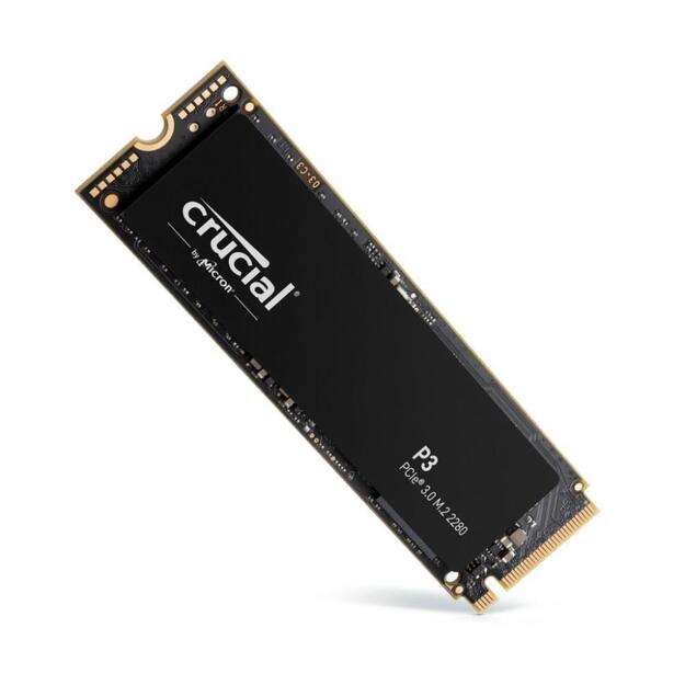 SSD|CRUCIAL|P3|4TB|M.2|PCIE|NVMe|3D NAND|Write speed 3000 MBytes/sec|Read speed 3500 MBytes/sec|TBW 800 TB|CT4000P3SSD8