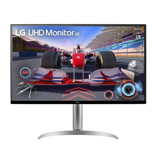 LCD Monitor|LG|31.5 |Panel VA|3840x2160|16:9|144 Hz|Matte|5 ms|Speakers|Pivot|Height adjustable|Tilt|Colour Black / White|32UQ750P-W