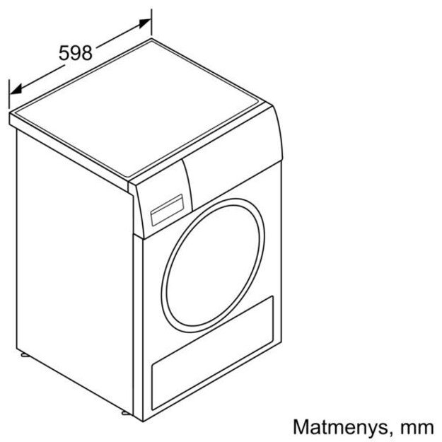 Džiovyklė Bosch WQG233CBSN