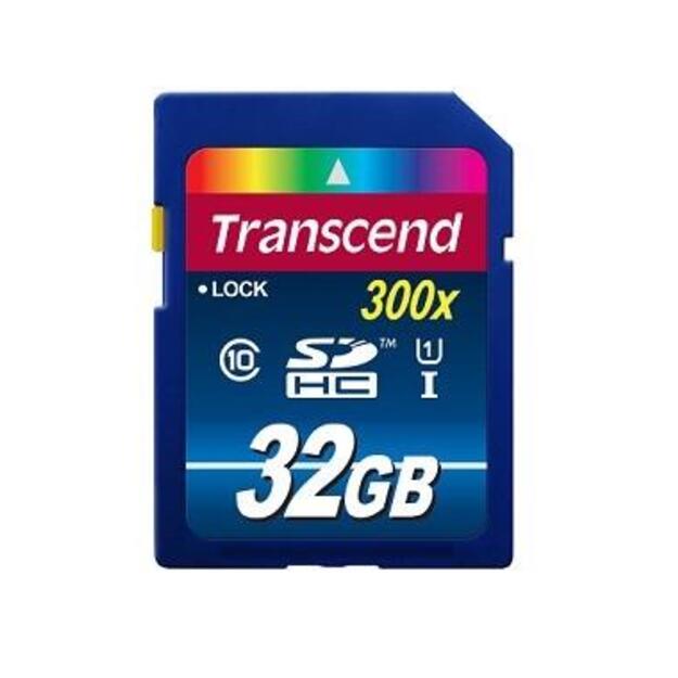 MEMORY SDHC 32GB UHS-I 300X/CLASS10 TS32GSDU1 TRANSCEND