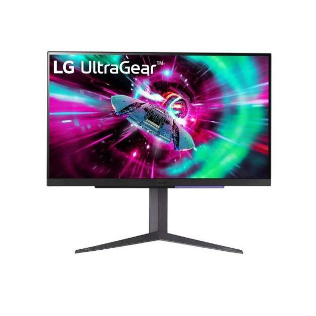 LCD Monitor|LG|27GR93U-B|27 |Gaming/4K|Panel IPS|3840x2160|16:9|144Hz|Matte|1 ms|Pivot|Height adjustable|Tilt|27GR93U-B