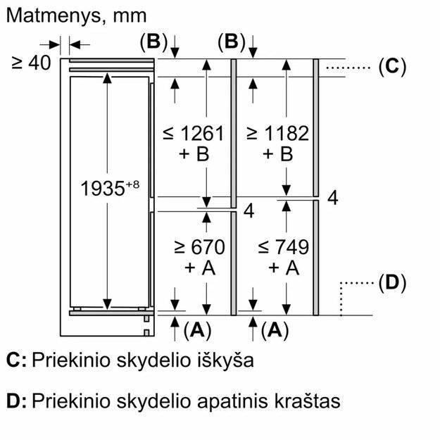 Šaldytuvas Bosch KIN965SE0