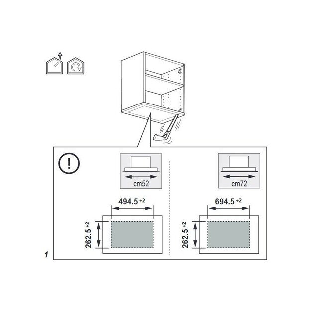 Gartraukis Elica HIDDEN 2.0 BL MAT/A/72 PRF0197747 3
