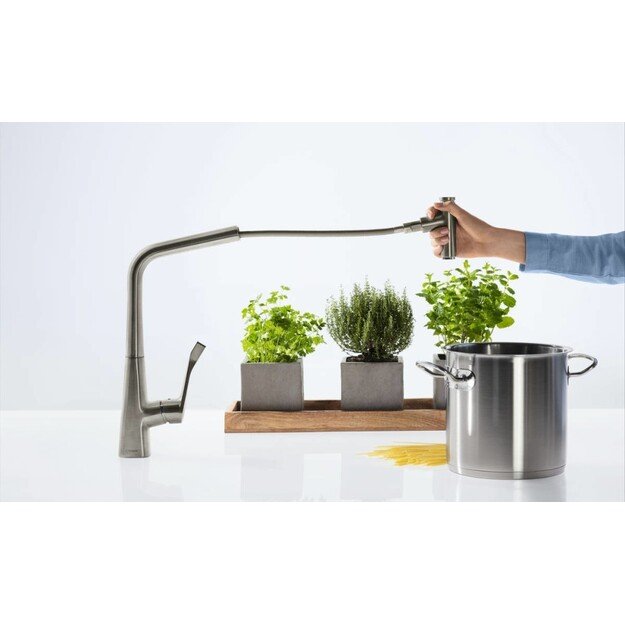 Virtuvinis maišytuvas su ištraukiama žarna Hansgrohe Metris Select M71 73820800 1