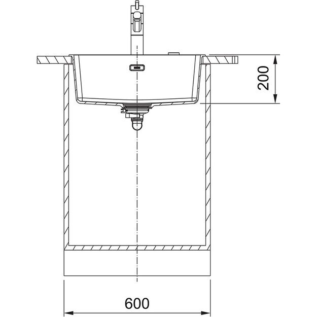 Virtuvės plautuvė Franke Maris MRG 210/110-52, onikso juoda, 114.0658.205/125.0683.140 1