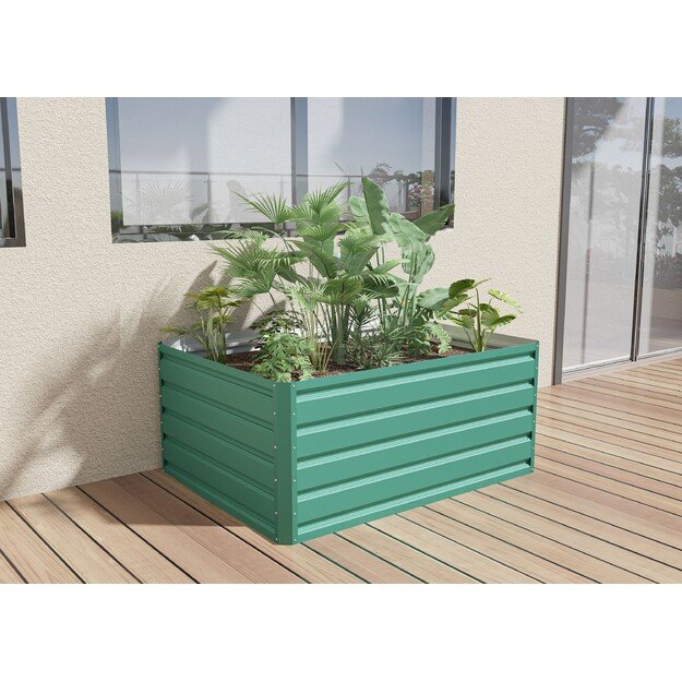 Pakelta lysvė G21 Daisy 63900253, 120 x 90 x 52 cm, metalinė, žalia 1