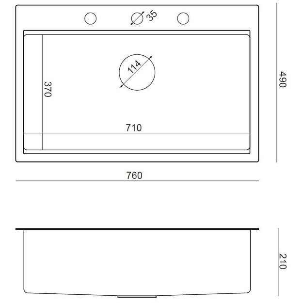 Plautuvė Quadron MF76050BS 3