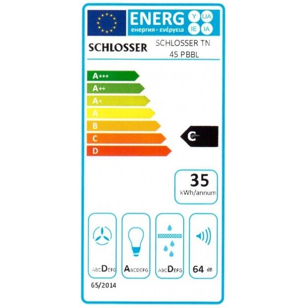 Įmontuojamas gartraukis Schlosser TN45PBWH GLASS 3