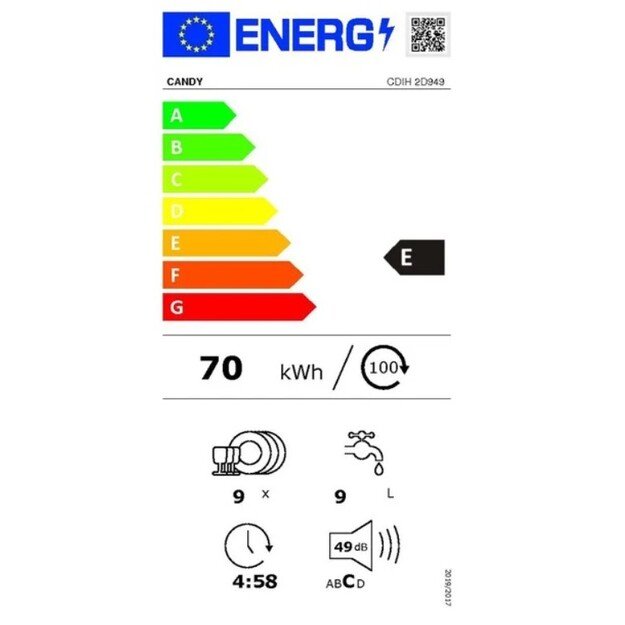 Indaplovė Candy CDIH 2D949 1