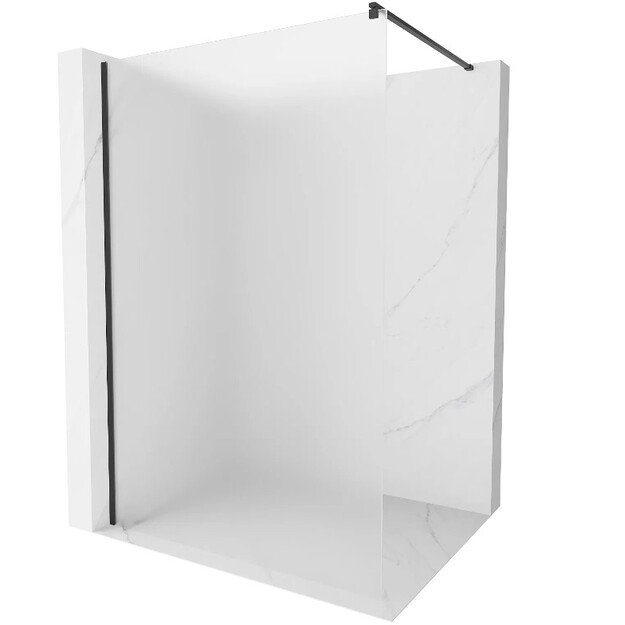 Dušo sienelė Mexen Kioto 70cm, juoda matinė