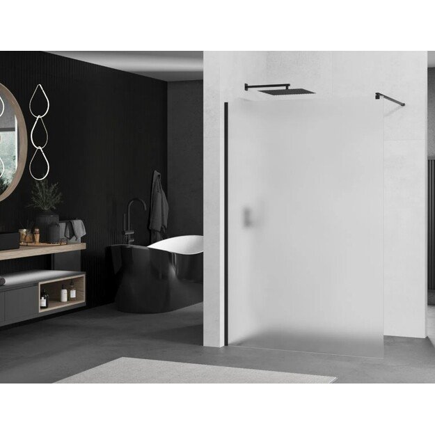 Dušo sienelė Mexen Kioto 70cm, juoda matinė 3