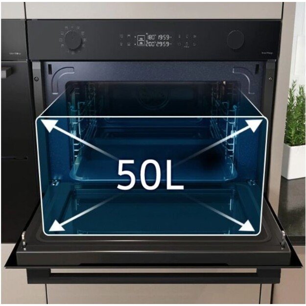 Kompaktinė orkaitė su mikrobangų funkcija Samsung NQ5B4553HBK 7