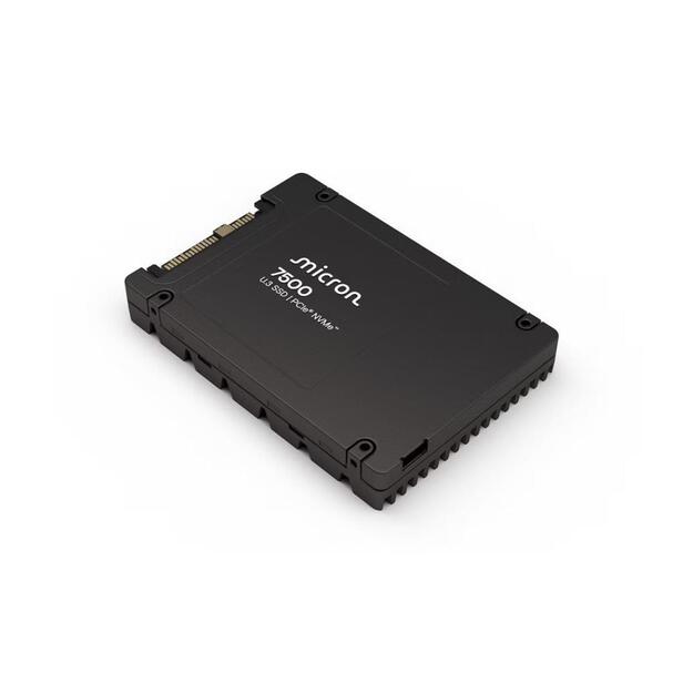 SSD|MICRON|SSD series 7500 MAX|1.6TB|PCIe Gen4|NVMe|NAND flash technology 3D NAND|Write speed 2700 MBytes/sec|Read speed 6800 MBytes/sec|Form Factor U.3|TBW 4380 TB|MTBF 2000000 hours|MTFDKCC1T6TGQ-1BK1DABYYR