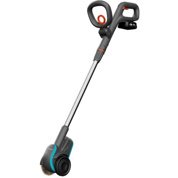 Akumuliatorinis trinkelių tarpų valytuvas Gardena EasyWeed 1800/18V P4A, 14820-20, 970721201 (su aku