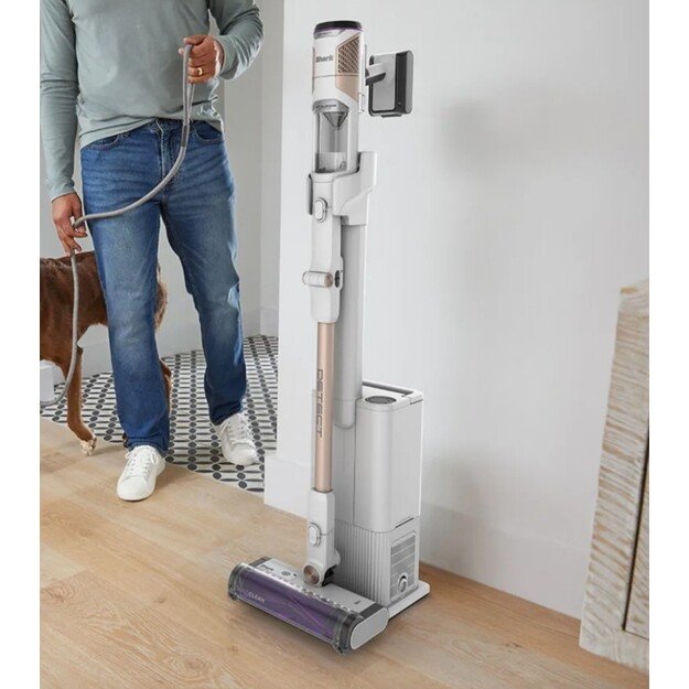 Shark Detect Clean & Empty, baltas - Belaidis dulkių siurblys IW3612EU 12