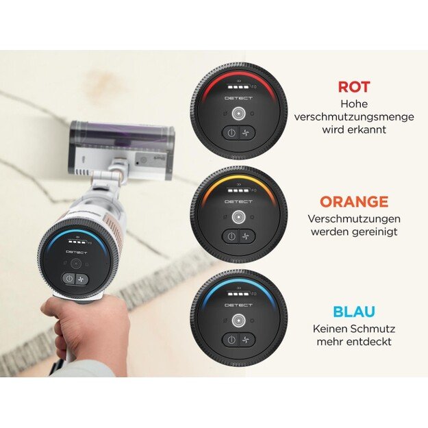 Shark Detect Clean & Empty, baltas - Belaidis dulkių siurblys IW3612EU 4