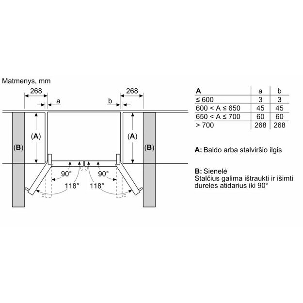 Dviduris šaldytuvas Bosch KFF96PIEP 9