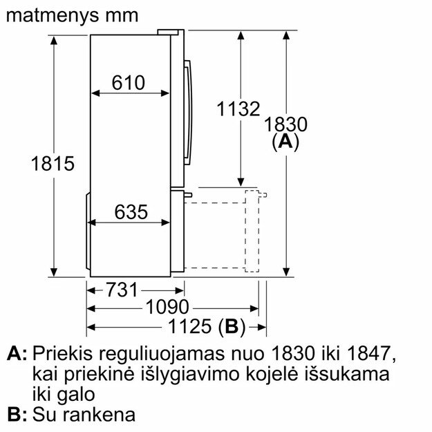 Dviduris šaldytuvas Bosch KFF96PIEP 6