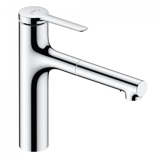 Plautuvės maišytuvas su ištraukiama žarna Hansgrohe Zesis M33, 74801000, chromo