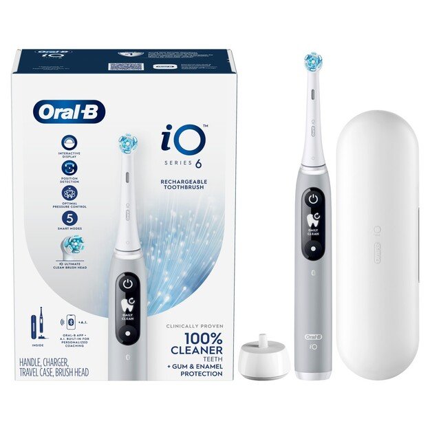 Dantų šepetėlis Oral-B iO Series 6s Grey Opa 1