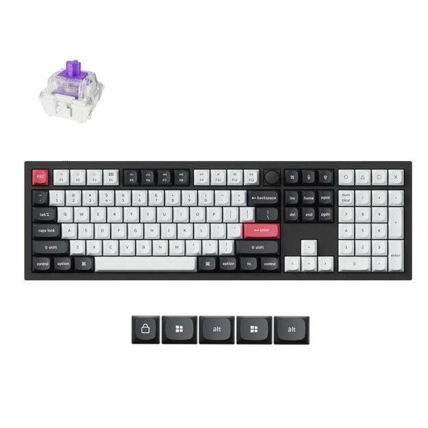 KEYBOARD WRL Q6 HE RGB/CARBON BLACK Q6H-M1 KEYCHRON
